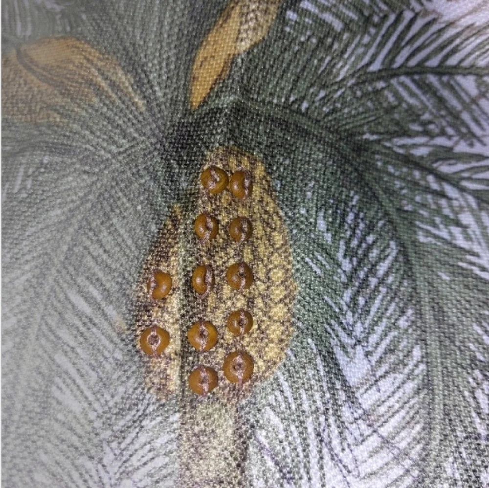 Avanti Linens Fabric Shower Curtains with Palm Design